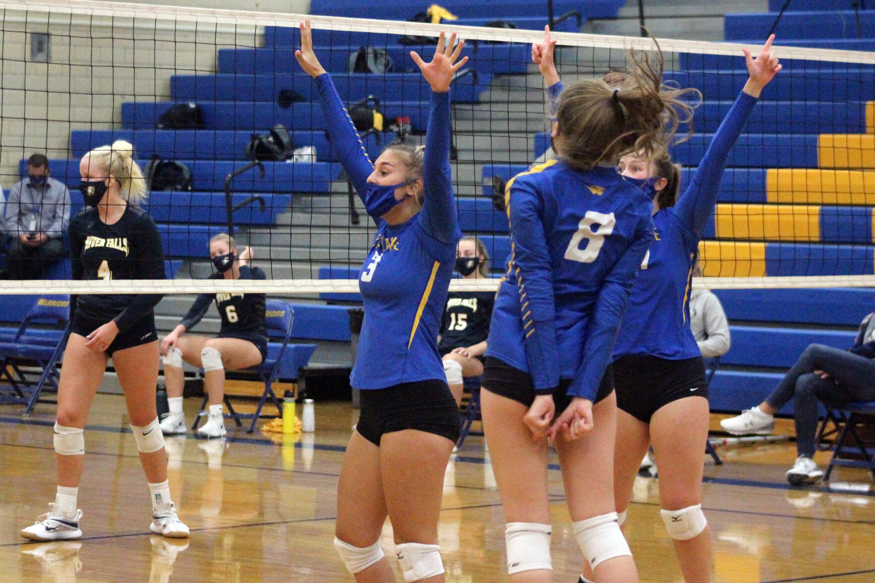Rice Lake volleyball vs. River Falls 9-24-20